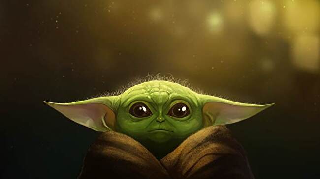 Baby Yoda background 2