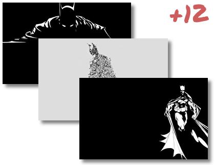 Batman Minimalist theme pack